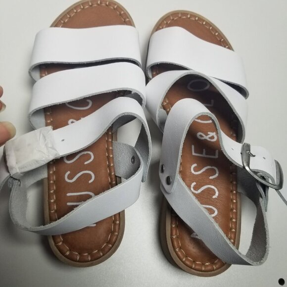 Musse & Cloud Women's White Y2K Chunky Heel Sandals EU 38 US 7 - Picture 6 of 8